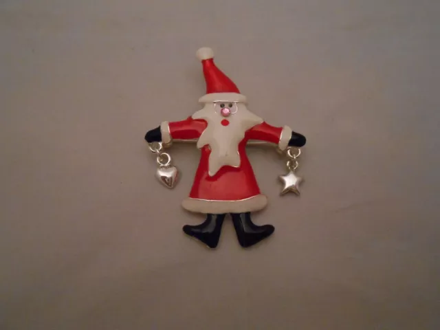 Vintage Santa Claus Pin, Christmas, Holiday, Brooches/Pins, Metal, Fashion