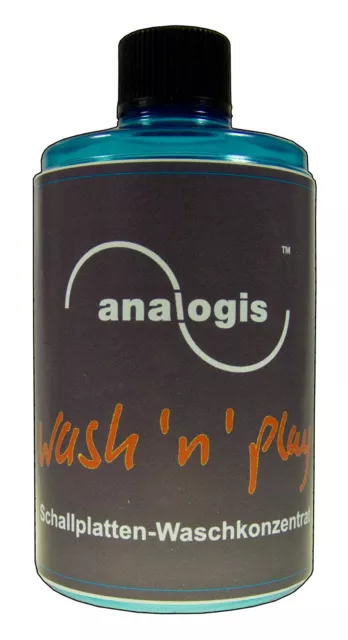 Analogis™ wash 'n' Play Schallplatten Reinigungskonzentrat Vinyl Reinigung / NEU