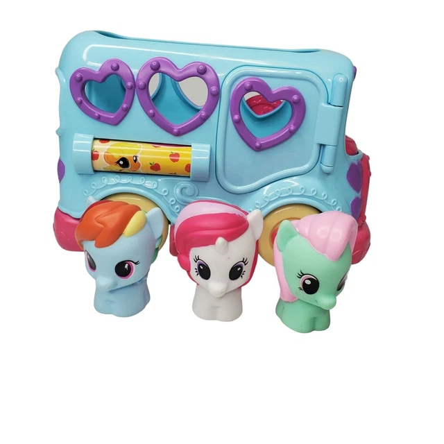 My Little Pony MLP Playschool Friendship Bus Rainbow Dash Minty Moon Dancer