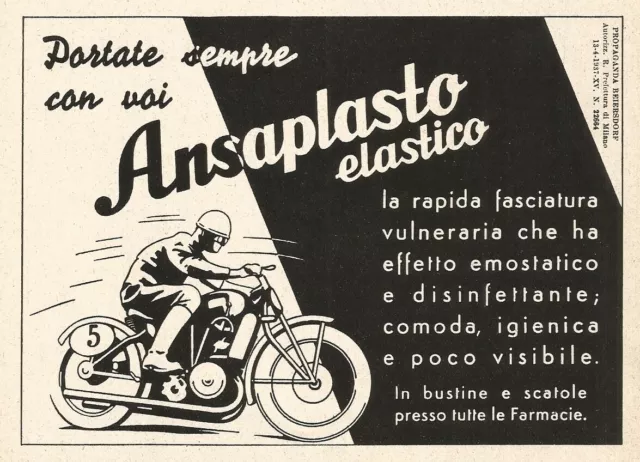 W2816 Ansaplasto elastic plasters - Advertising from 1939 - Old advertising