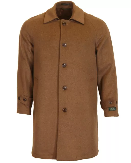 LAUREN RALPH LAUREN Men's Jake Wool-Blend Overcoat Charcoal Herringbone 38R  NWT $ - PicClick
