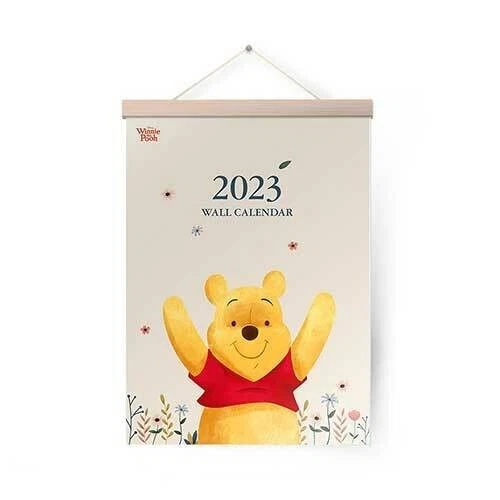DISNEY WINNIE POOH 2023 Art Wall Calendar Picture Baby Kids Decoration