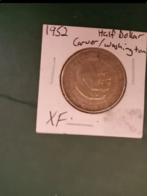 1952  Washington Carver Silver 50C Half Dollar Coin