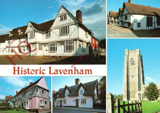 Picture Postcard~ Historic Lavenham (Multiview) [Salmon] 2-31-03-16