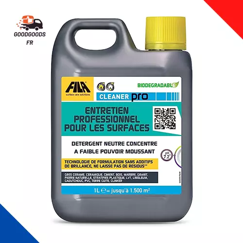 CLEANER PRO, Détergent Professionnel Concentré Pour Sols Avec Un Ph Neutre