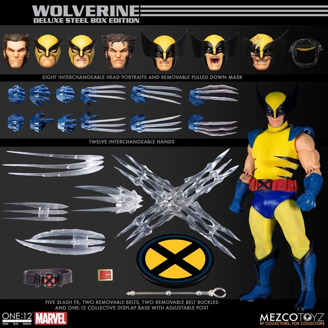 X-Men One:12 Collective ~ WOLVERINE ACTION FIGURE STEEL BOX VERSION ~ Marvel