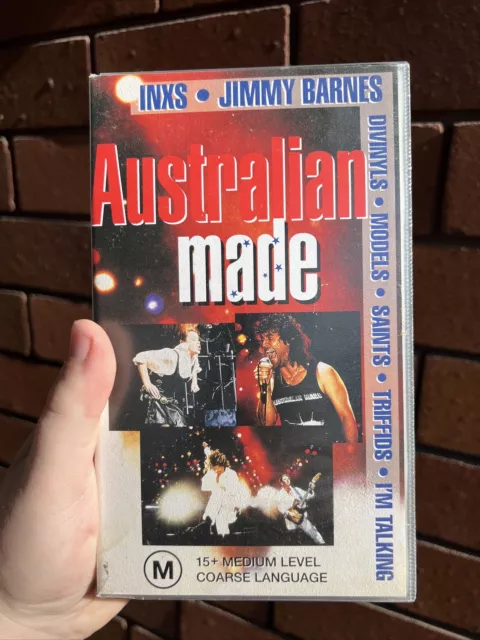 Australian Made Rare VHS PAL Video INXS BARNES DIVINYLS SAINTS TRIFFIDS MODELS