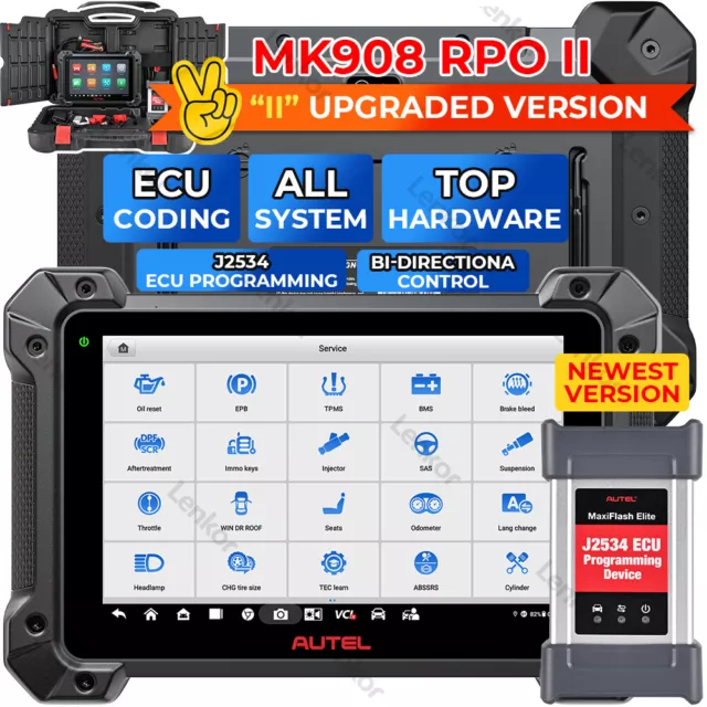 Autel Maxicom MK908 PRO II PK MK908P Maxisys MS908S Pro Elite J2534 ECU Programm