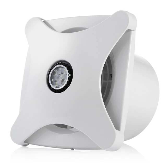 CEILING VENTILATION FAN LED With Light Air Vent Exhaust Toilet Bath