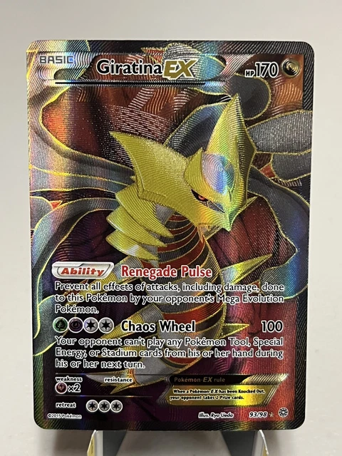 FULL ART Giratina EX | ULTRA RARE 93/98 XY Ancient Origins Pokemon  Holo Foil NM