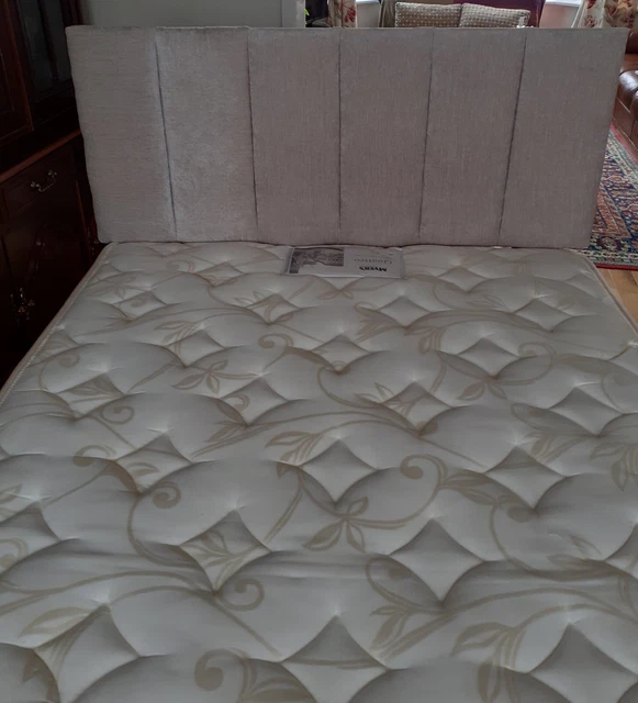 MYER'S SMALL DOUBLE divan bed with storage, mattress and headboard £100