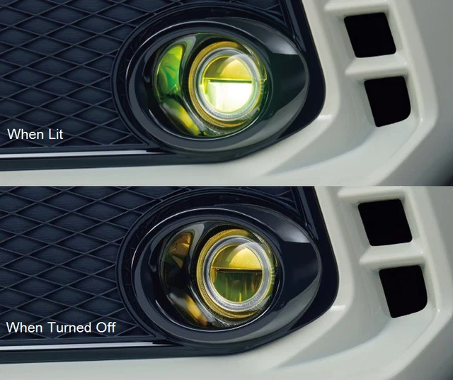 Modulo Jp Fk2 Type R GENUINE HONDA LED Fog Lights Yellow Jdm Modulo Civic Type R Fk8 Fk2 Fit ...