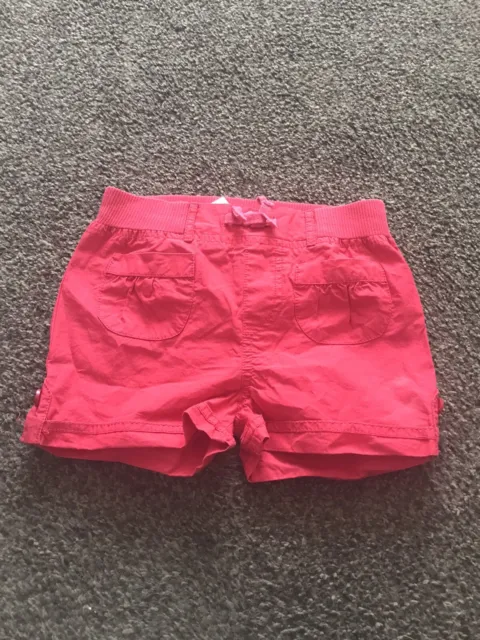 Girls Shorts Aged 4 Years In Red