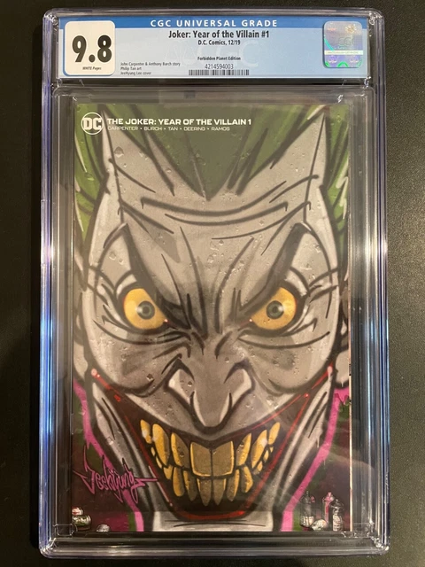 JOKER YEAR OF THE VILLAIN #1 CGC 9.8 **Jeehyung Lee/Forbidden Planet VARIANT* NM