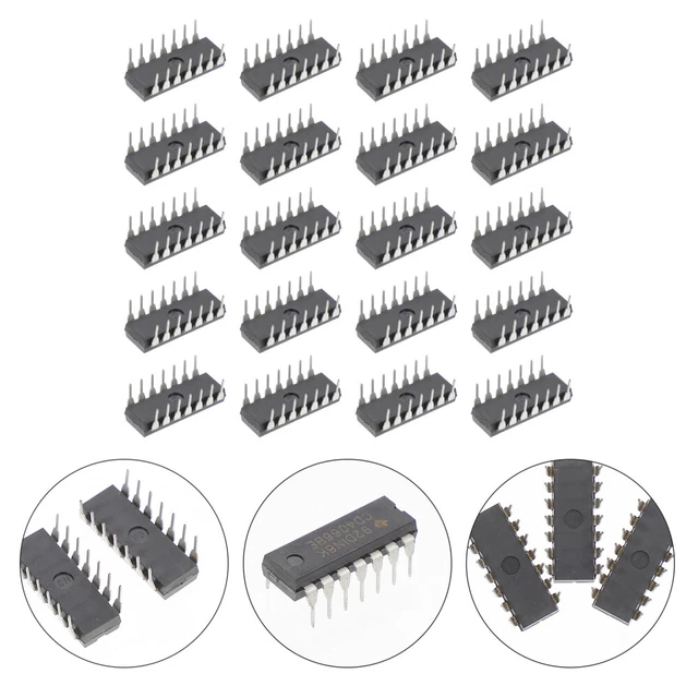 20pcs Logic Gate de pain à pain IC DIP14 Déclencheur DIP-14