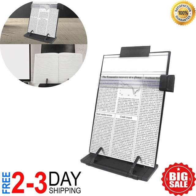 DESKTOP PAPER DOCUMENT Holder Stand for Desk Letter Copy Holder Reading