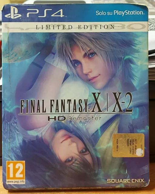 Final Fantasy X X-2 Hd Remaster Limited Edition Ps4 Ita Consegna 24/48H Con Brt