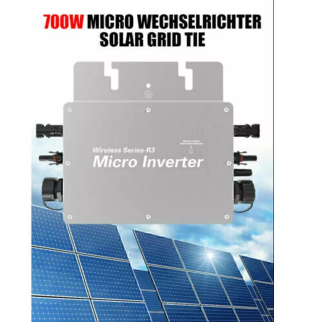 700W Inverter Solar Grid Tie MPPT WiFi APP Control Micro Inverter I LOVE