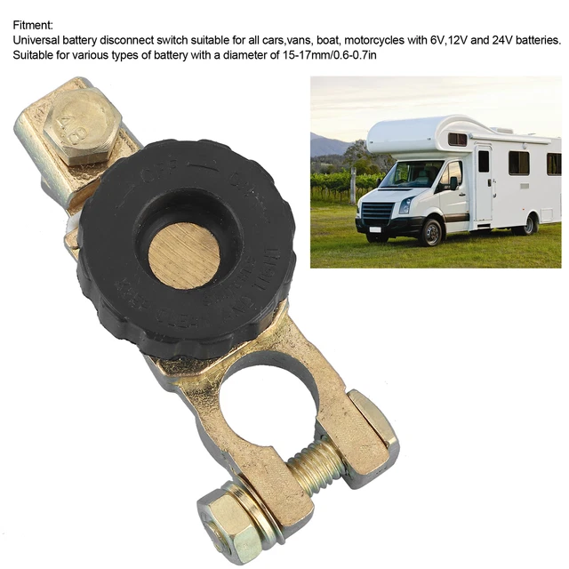 CAR BATTERY DISCONNECT Switch 17mm Power Kill Isolator On/Off For