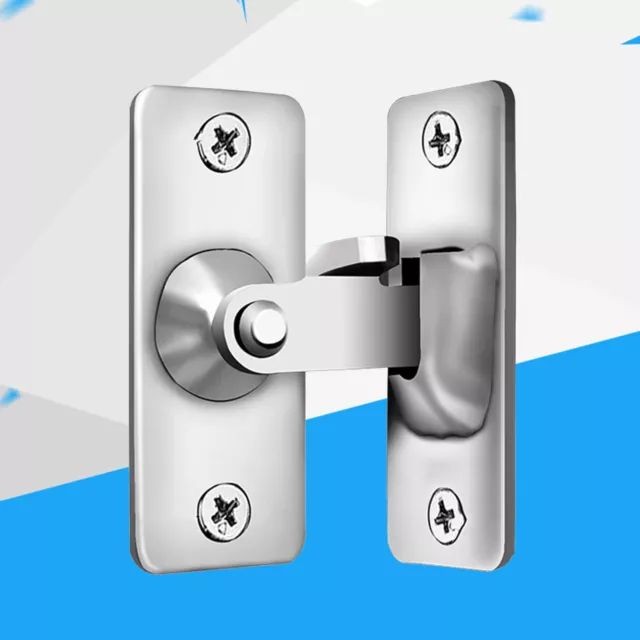 90° Right Angle Door Latch Door Locks Bolt Barn Sliding Door Flip Door Buckles