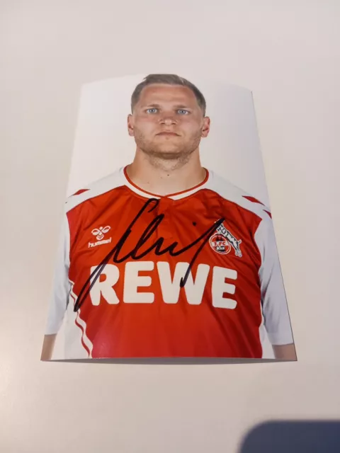 Signiertes Foto Benno Schmitz 1.FC Köln  NEU (2)