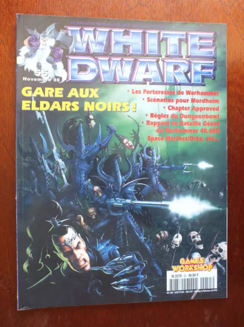Magazine White Dwarf Games Workshop N° 55 - Novembre 1998 *