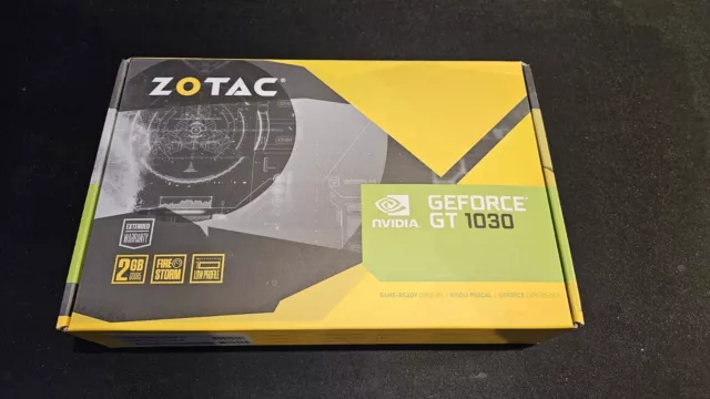 Zotac NVIDIA GeForce GT 1030 2GB 64-bit GDDR5 Low Profile Graphics Card Boxed