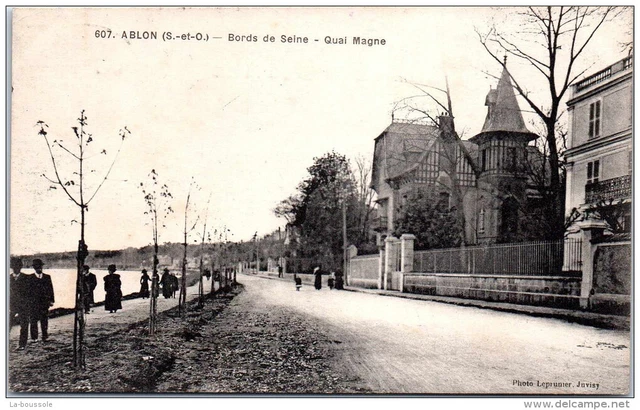 94 ABLON - bords de seine - quai magne