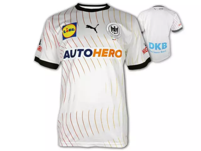Dhb Handball Home Jersey White Puma Germany Fan Shirt World Cup Em S-3XL