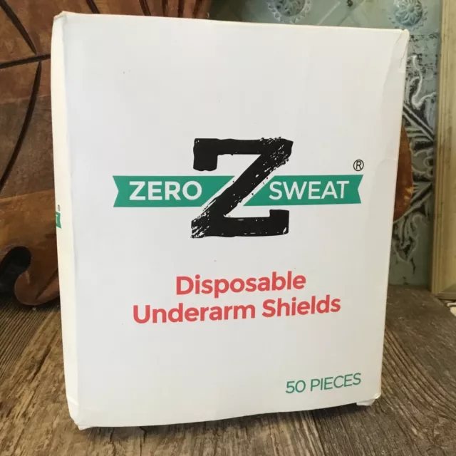 ZeroSweat Underarm Sweat Pads | Block Sweat w/Natural Disposable Absorbent NIB