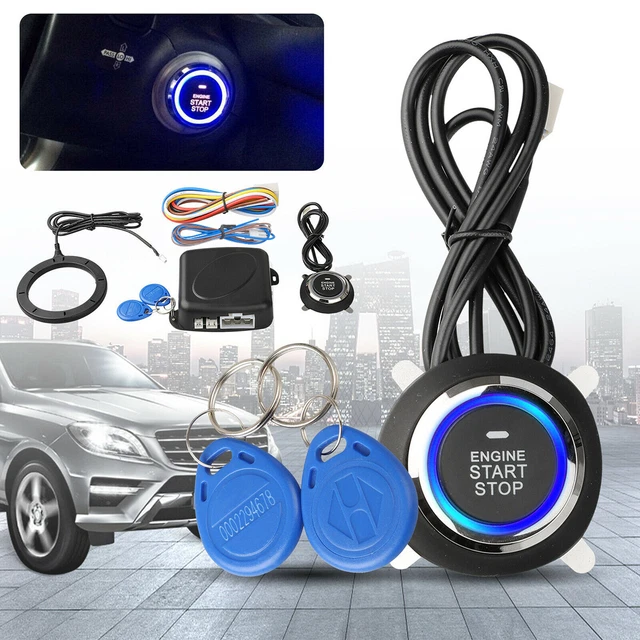 Car Engine Push Start Button Keyless Entry Start Stop Immobilizer Alarm Systems