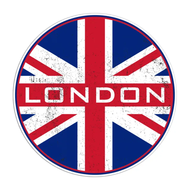 2 x 10cm London UK England Vinyl Sticker Laptop Car Travel Luggage Tag  #9492