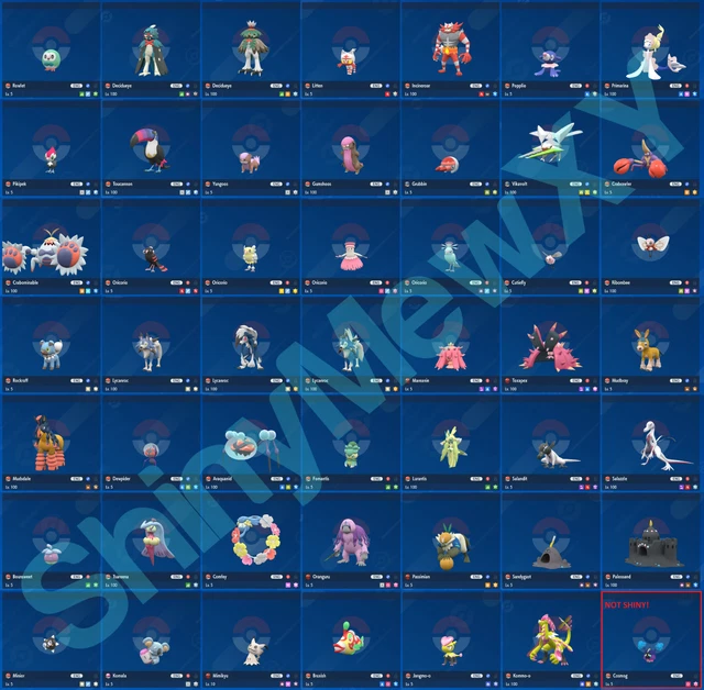 Any/Every Shiny 6IV Ribbon Master XXXL 5th Gen Pokemon