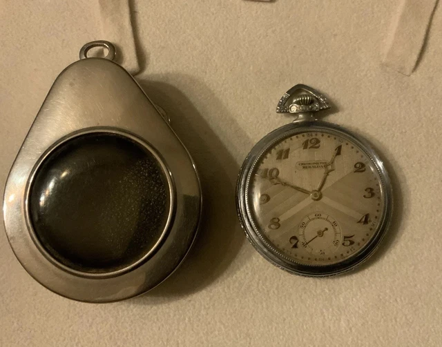 Ancienne Montre Gousset En Argent Massif - Modèle à Réviser Ou Pour Pièces - Réf. 133-21/A6-4