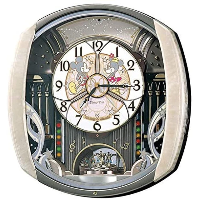 SEIKO WALL CLOCK character Disney Mickey Mouse Minnie Mouse, 6 melodies ...