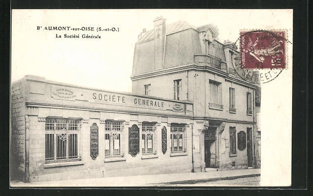 CPA Beaumont-sur-Oise, La Societe Generale 1927