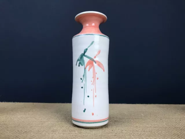 Louis Mulcahy Irish Studio Pottery Tall Stem Vase