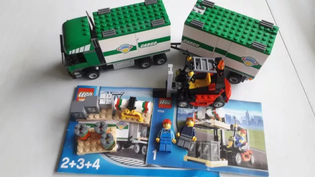 Lego city 7733 truck & forklift best sale
