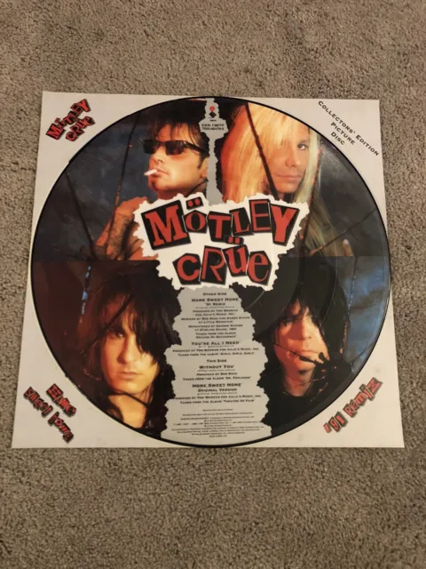 Motley Crue Home Sweet Home Picture Disc Vinyl Record