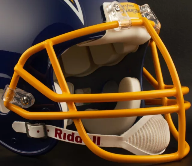 SAN DIEGO CHARGERS NFL Schutt NOPO Football Helmet Facemask / Faceguard