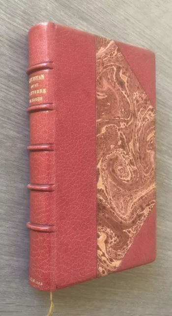 Reliure signée " S.David " , SADI , Gulistan ou le parterre de roses , ed 1858 .