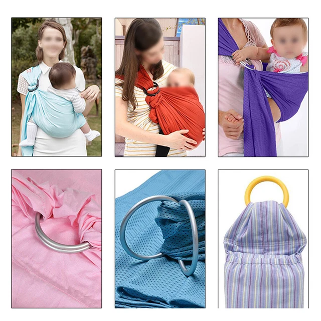 Baby Sling Rings High Strength Portable Aluminum Alloy Baby Carriers Rings For