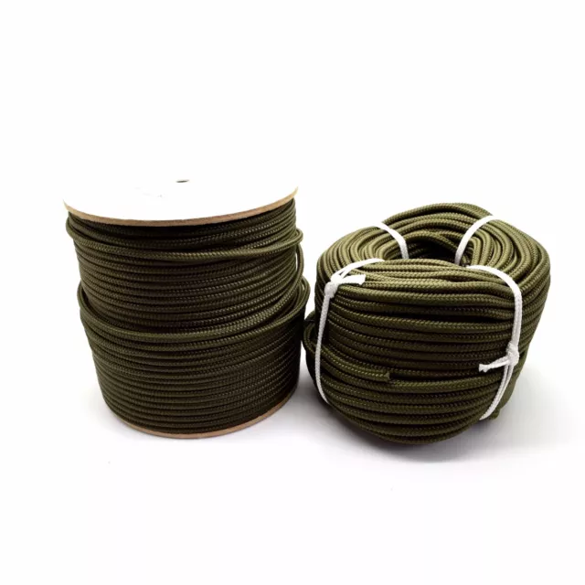 Polypropylene Rope Military Army Khaki Green Colours Cord Survival Camping Mi6