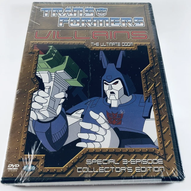 THE ORIGINAL TRANSFORMERS Villains The Ultimate Doom DVD Collector's