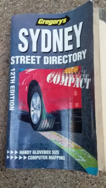 12th edition  Gregory's Sydnet Compact street directory