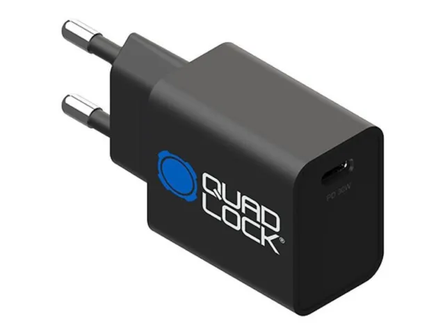 Adaptateur secteur QUAD LOCK 30W standard EU port USB Type C