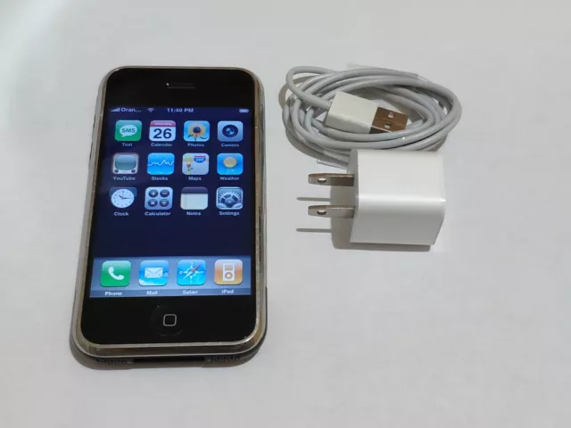 Apple iPhone 2G 8 Go Gb iOS 1.0 Bon état 1st 1ère generation A1203