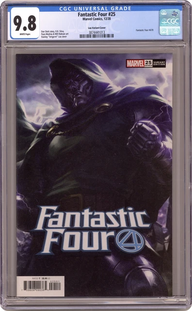 Fantastic Four #25E Artgerm Variant CGC 9.8 2020 3874441013