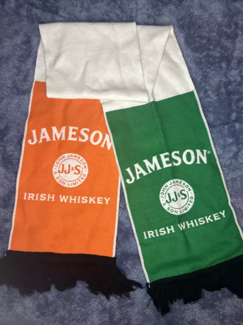 Jameson Irish Whiskey  Scarf Flag Unisex Knitted Patch Logo