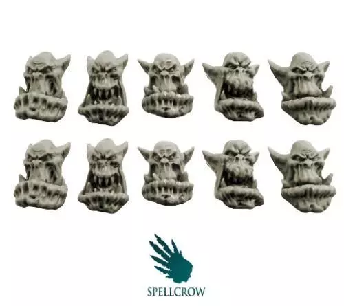 Spellcrow - Orcs Bulky Heads - SPCB5117 OVP (SP31)